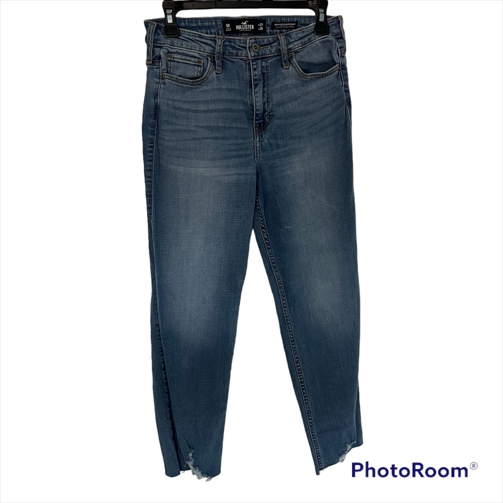 Hollister High Rise Slims Straight Stretch